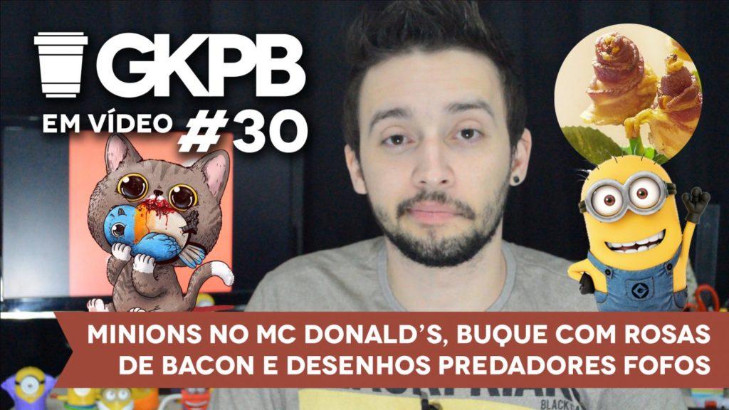 Gkpb Em V Deo Minions No Mclanche Feliz Rosas De Bacon E