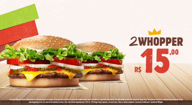 Burger King Traz De Volta Promo O Whopper Por R Gkpb