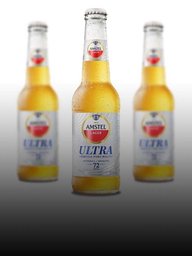 Nova Amstel Ultra é puro malte sem glúten e tem 72 calorias GKPB