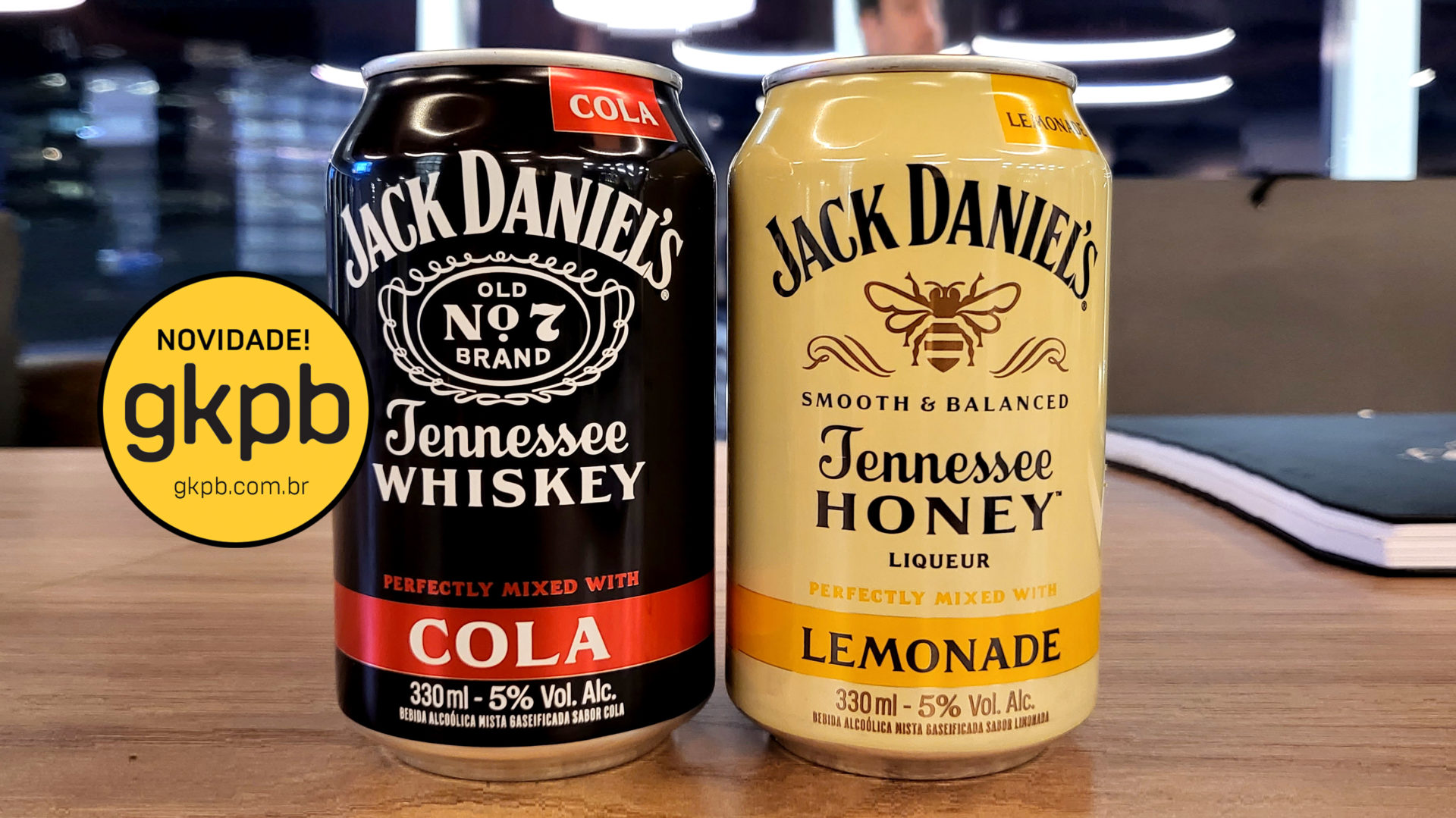 Jack Daniel s lança drinks prontos Cola e Lemonade no Brasil GKPB