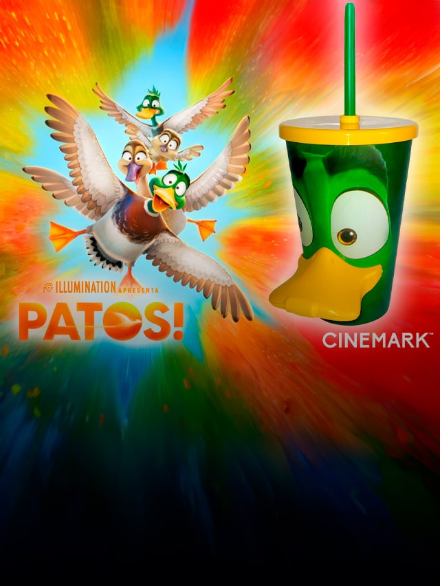 Cinemark anuncia combo de Patos O Filme GKPB Geek Publicitário