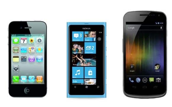 iPhone-vs-WP7-vs-Android