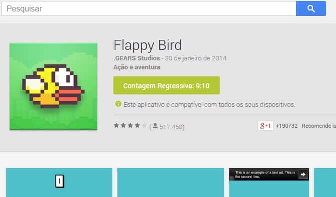 Flappy Bird volta como máquina de arcade