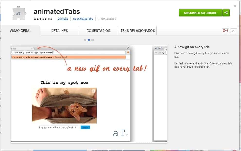 AnimatedTabs: veja GIFs diferentes a cada vez que abrir uma nova aba no Chrome