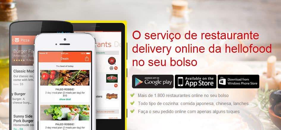 HelloFood: Um app para pedir comida por Delivery mais fácil, rápido e inteligente