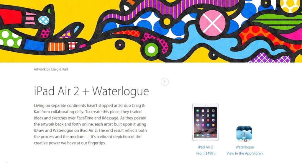 ipad-air-2-waterlogue-ilustracao-romero-britto-processo-apple-blog-geek-publicitario