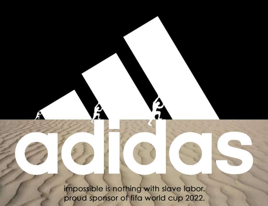 Anti-logo Adidas