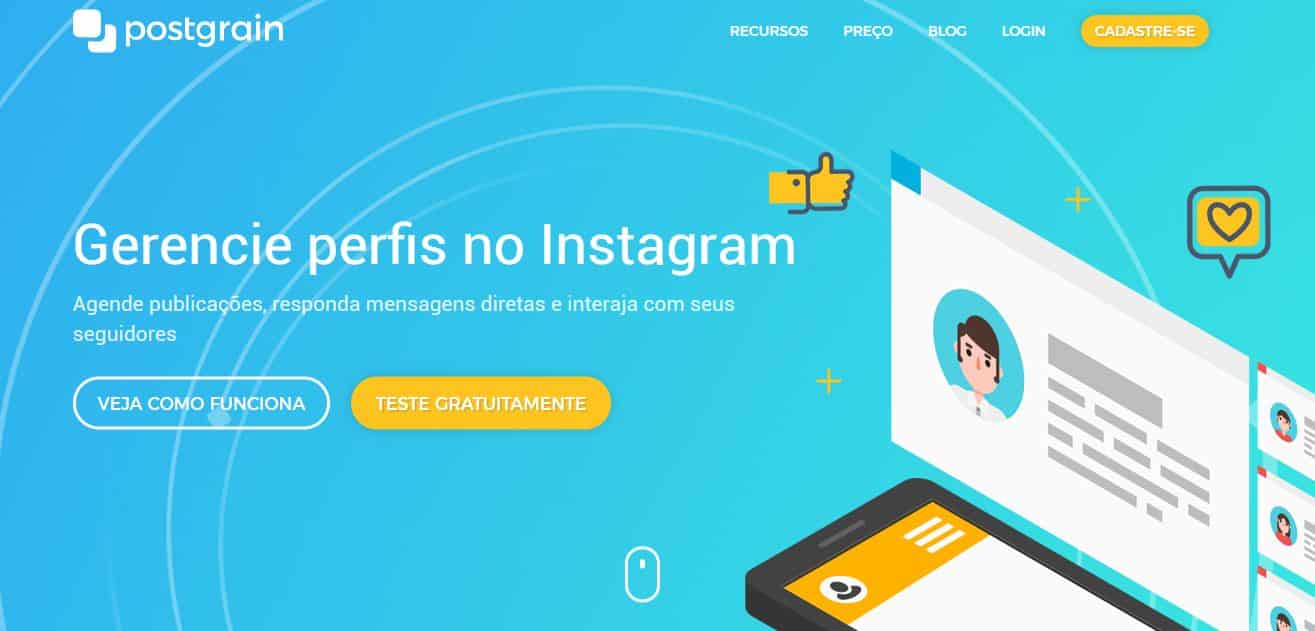 Como recuperar uma conta no Instagram - Postgrain