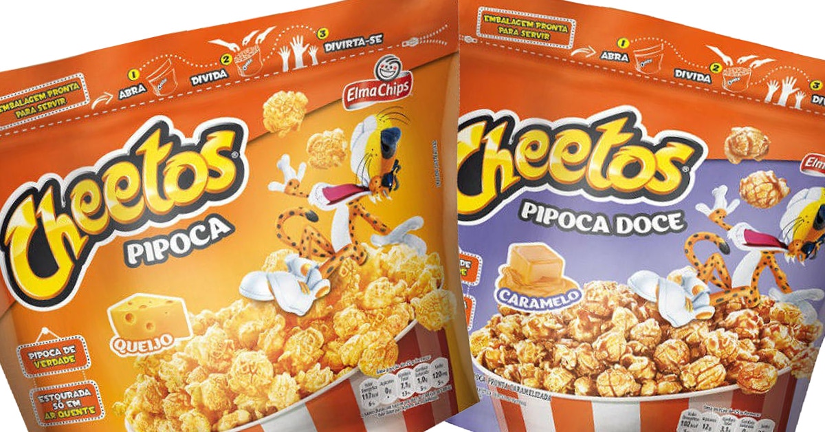G1 - Elma Chips lança pipoca com sabor de Cheetos, Cebolitos e
