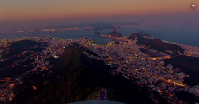 Vista do Cristo Redentor para o Rio de Janeiro