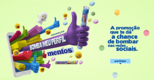 Promoção da mentos: Bomba meu perfil mentos