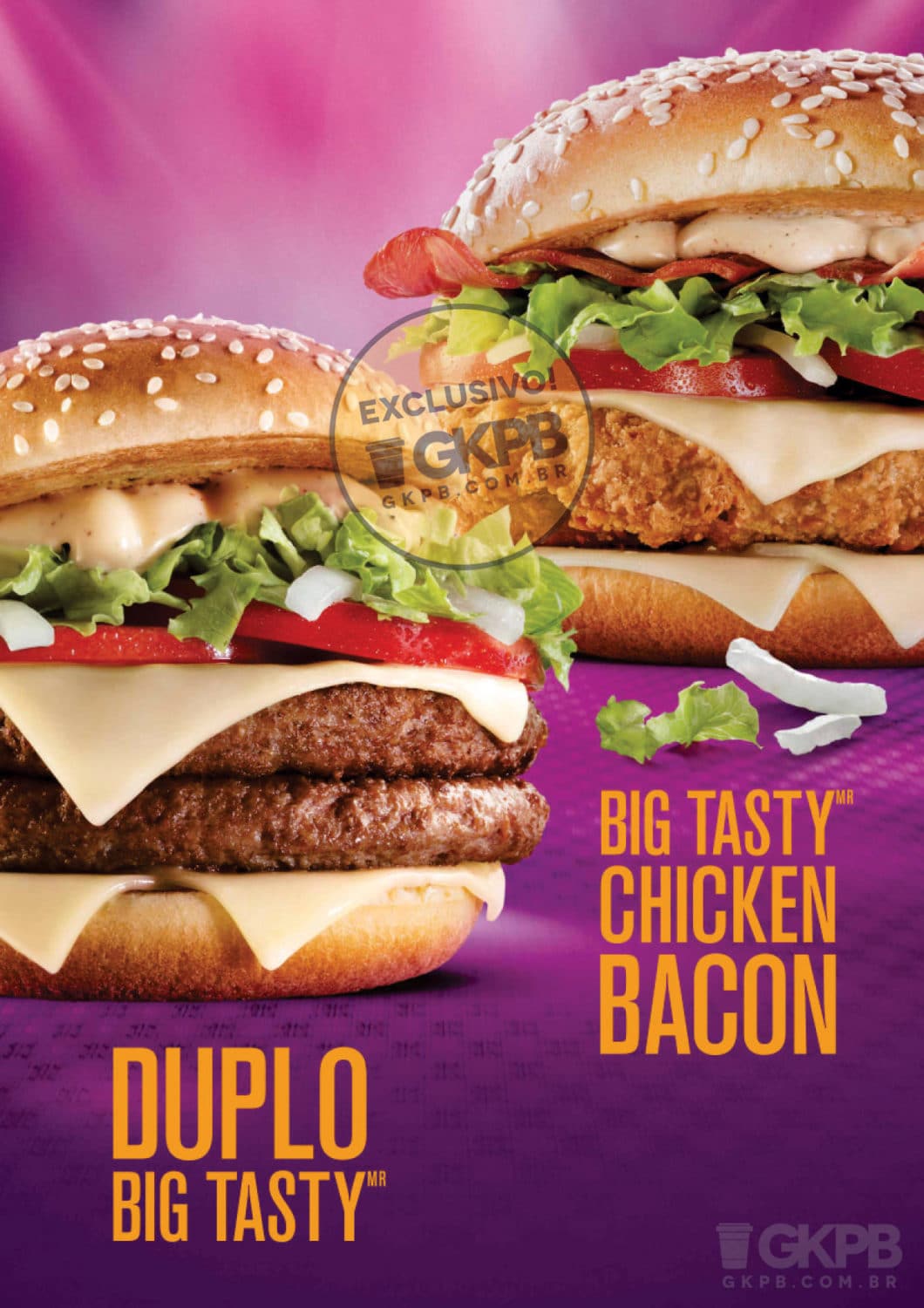 McDonald s anuncia Duplo Big Tasty e Big Tasty Chicken Bacon GKPB Geek Publicitário