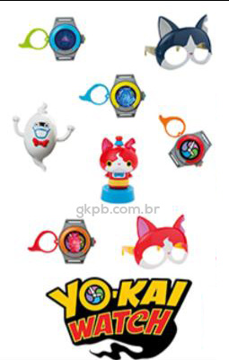 Personagens de Yo-kai Watch trabalhando no McDonald's – Densetsu