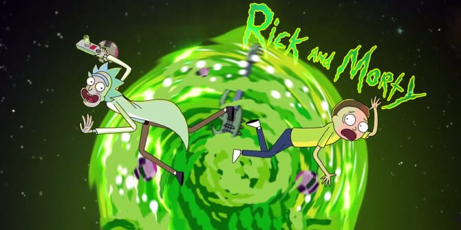 3840x2160] Rick and Morty in a Portal : r/wallpaper