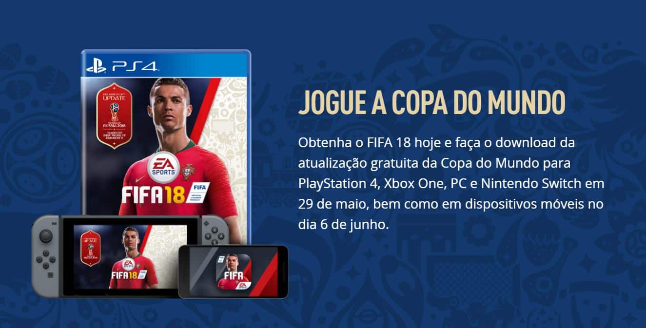 FIFA 18 ganha update para a Copa do Mundo - GKPB - Geek Publicitário
