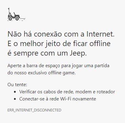 Jogo do dinossauro - Google Chrome - FINAL - AO VIVO - OFFLINE 