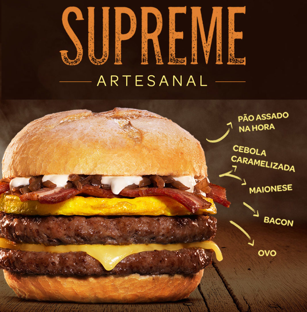 Bob s apresenta novo sanduíche Supreme Artesanal GKPB Geek Publicitário