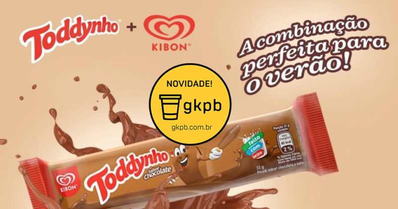 Kibon lança sorvete Toddynho sabor chocolate GKPB Geek Publicitário