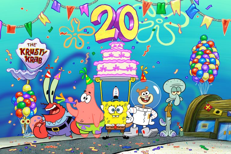 Nickelodeon no Beach Park para comemorar os 20 anos do Bob Esponja