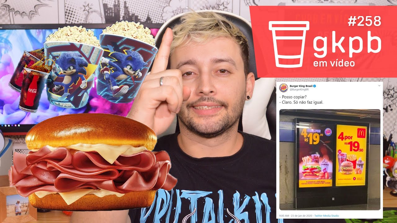 Burger King vs McDonald’s, Méqui Sampa e Combo Sonic Cinemark