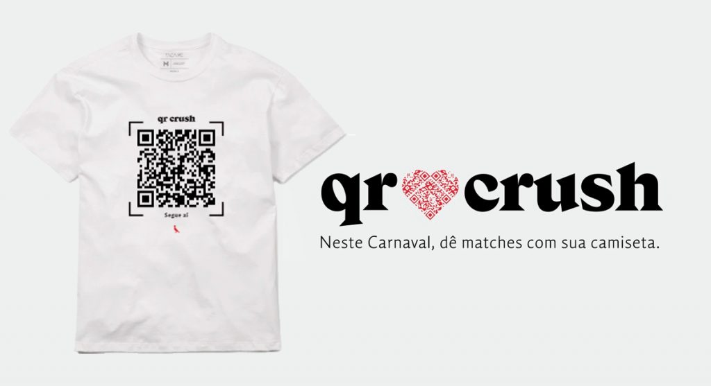 Camisas Sublimadas com QR Code, para usar no carnaval! - By gkpb