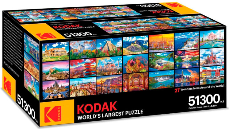 Kodak lança o maior quebra-cabeça do mundo com mais de 51 mil peças ...