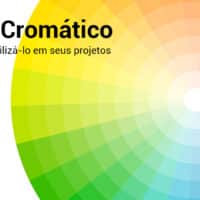 Imagem de um Cícrulo Cromático com os dizeres: o que é e como utilizá-lo em seus projetos.