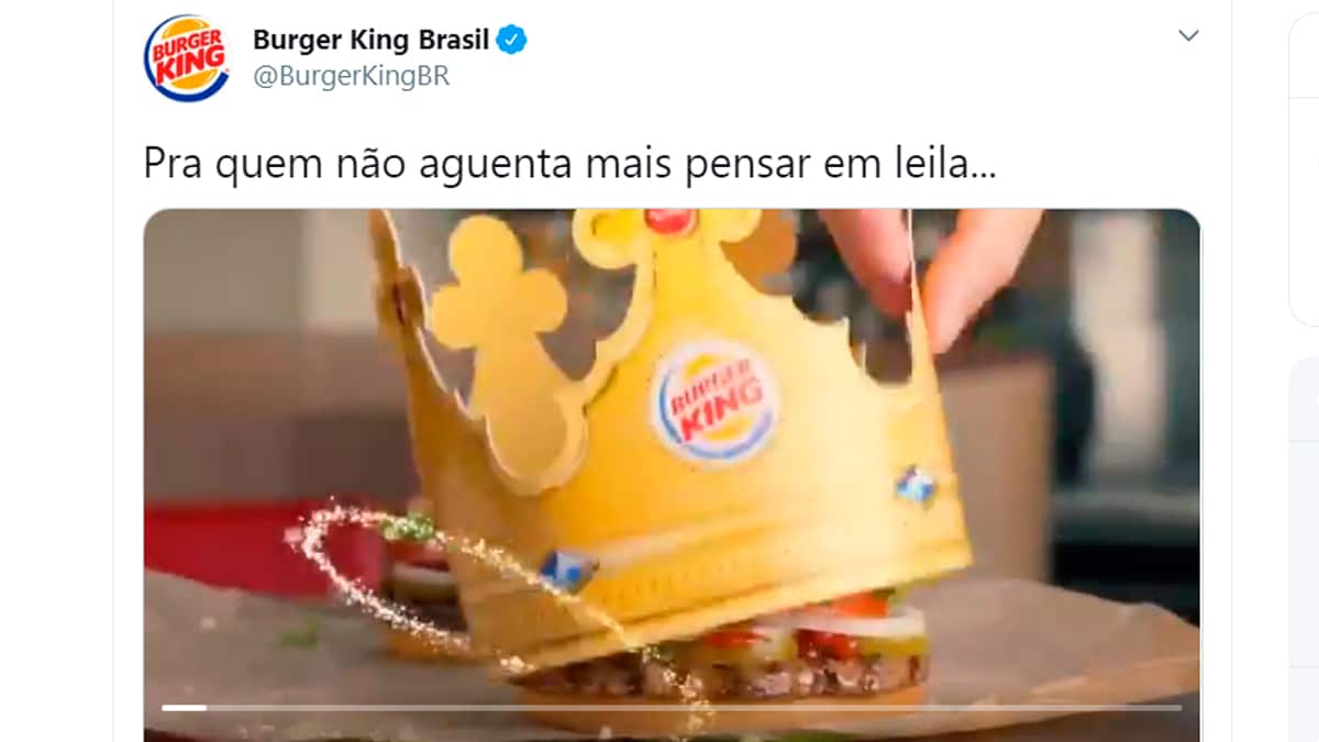 Burger King Brasil - Vi que tá circulando esse meme por aí e
