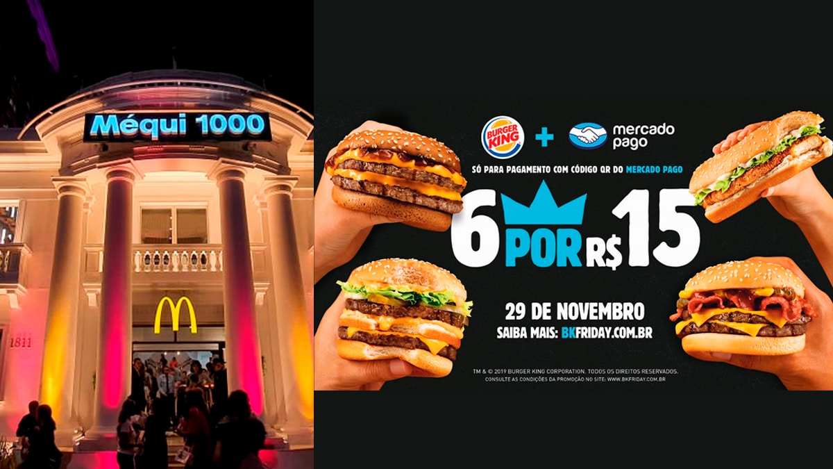 Black Friday: veja ofertas do McDonalds, Burger King, Subway e mais