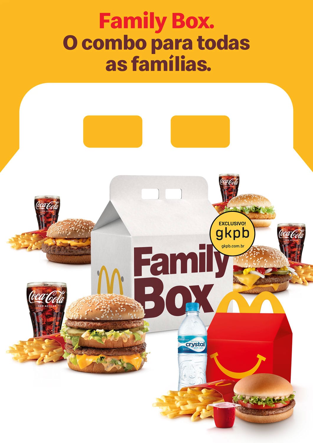 Family Box McDonald's lança combo para a família GKPB Geek