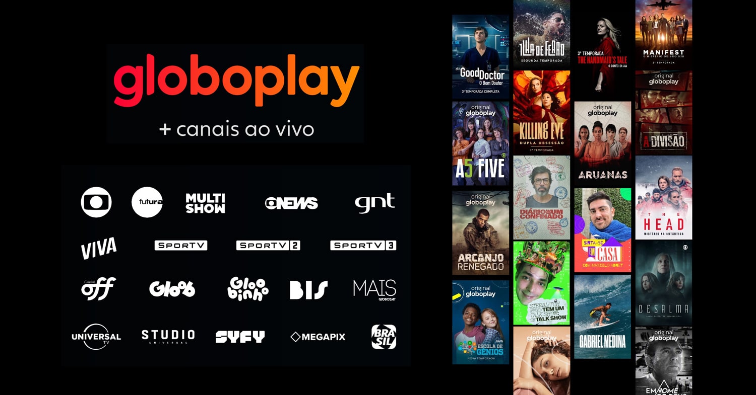 Catálogo Globoplay: filmes, séries, novelas e canais ao vivo.