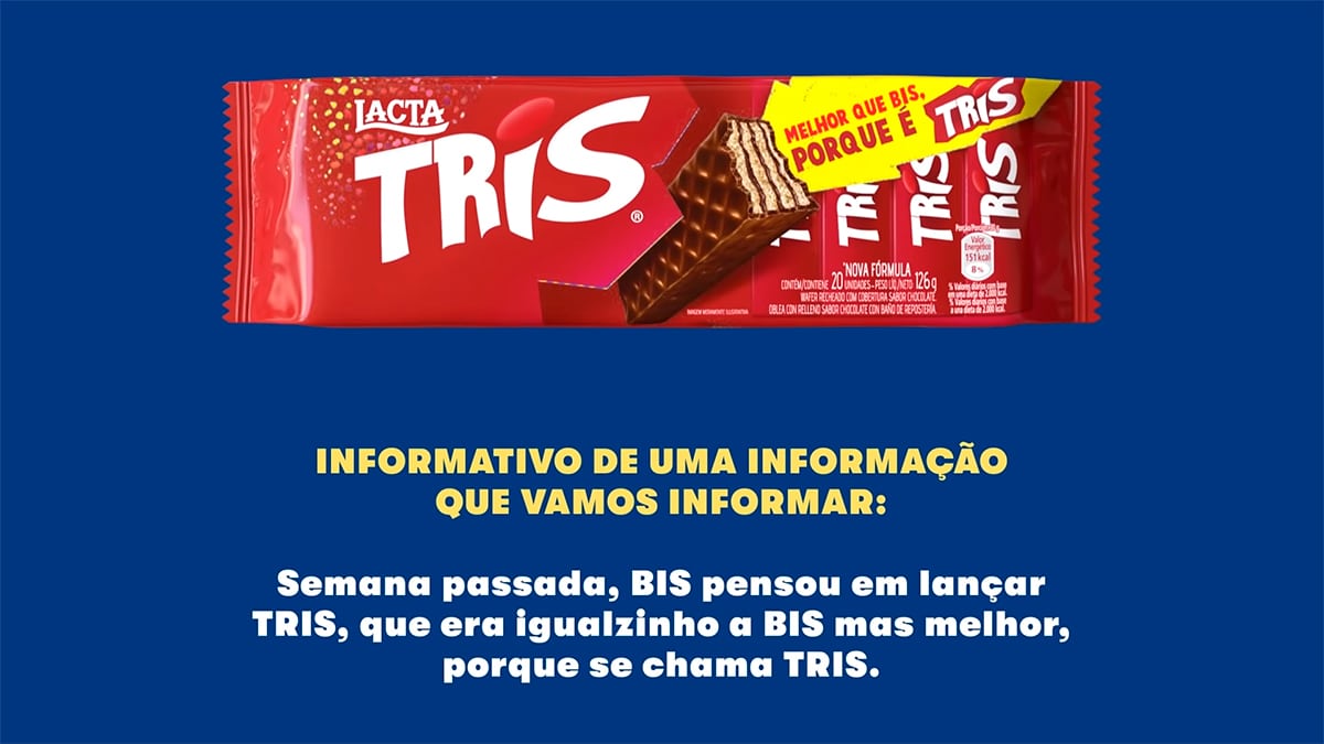 Lacta 'deslança' o Tris, a versão melhor de Bis - GKPB - Geek Publicitário