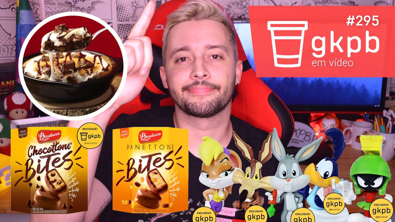 GKPB Em Vídeo 295 Looney Tunes no Bob's, S'mores Outback com Kitkat, Bauducco Bites