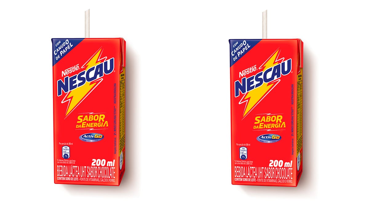 Embalagem de Nescau muda de formato para se adaptar a canudo de papel -  EmbalagemMarca