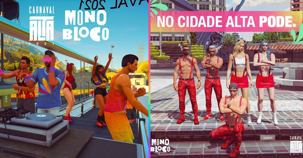 Carnaval no Cidade Alta RP com Monobloco