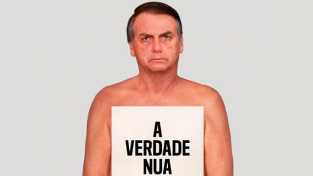 Bolsonaro “nu” protagoniza campanha da RSF - GKPB - Geek Publicitário