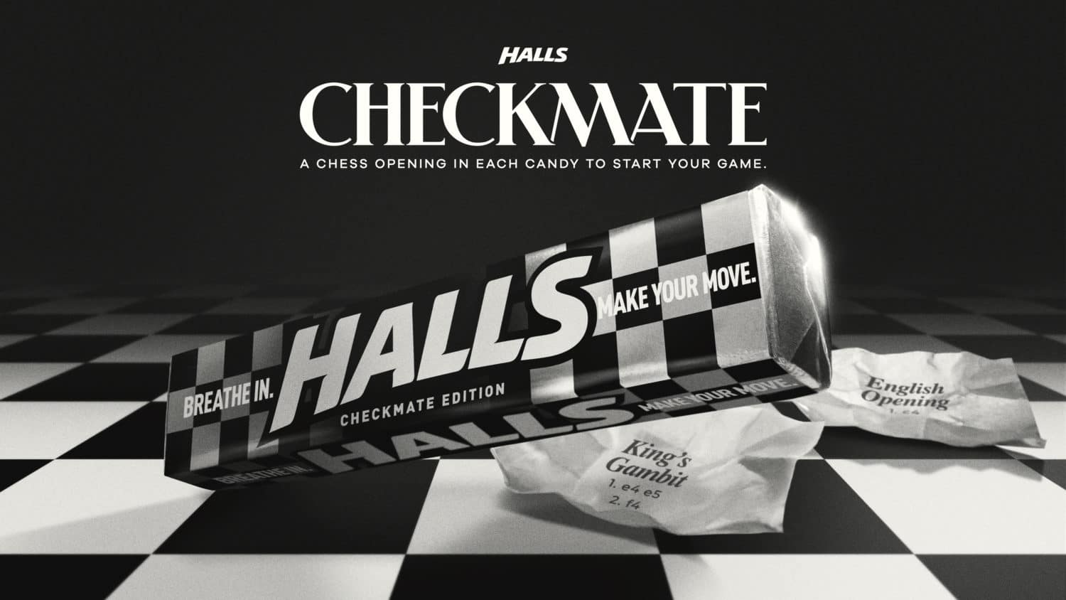 Halls Checkmate é uma edição para os amantes do xadrez - GKPB - Geek  Publicitário