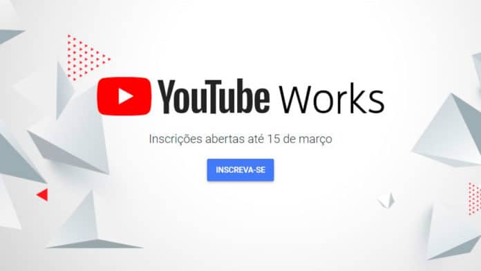 Banner do YouTube Works.