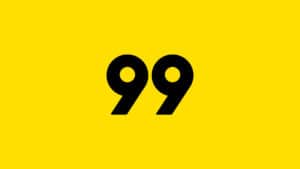 Logo da 99, app de transporte que agora tem categoria exclusiva para mulheres.