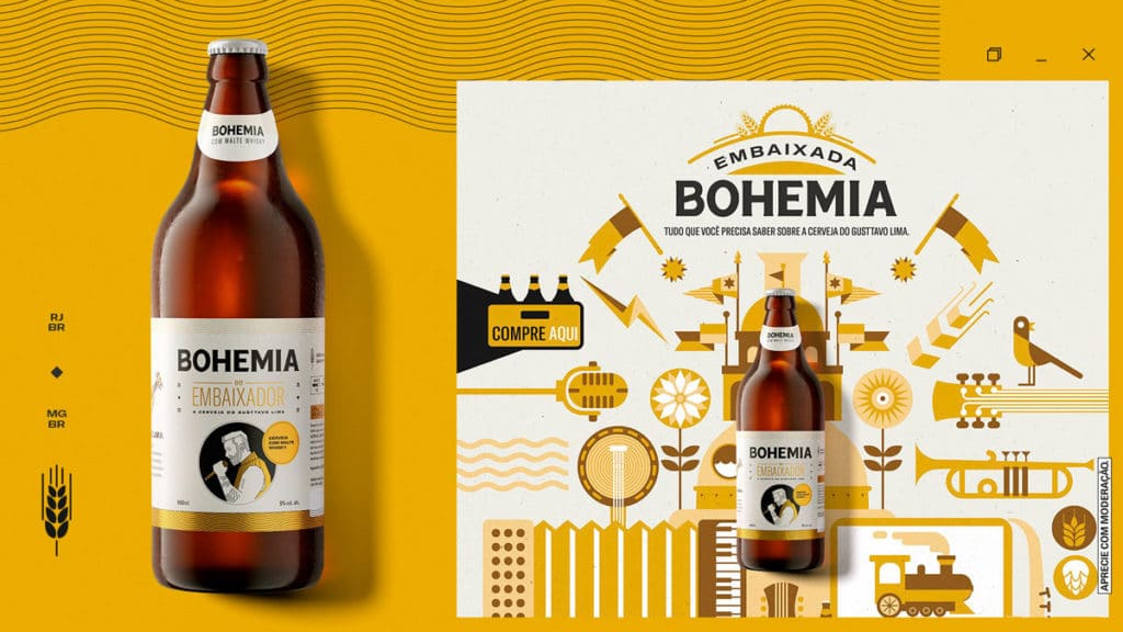 Banner da Bohemia do Embaixador.