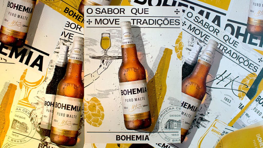 Banner da nova companha da Bohemia com seu novo conceito.