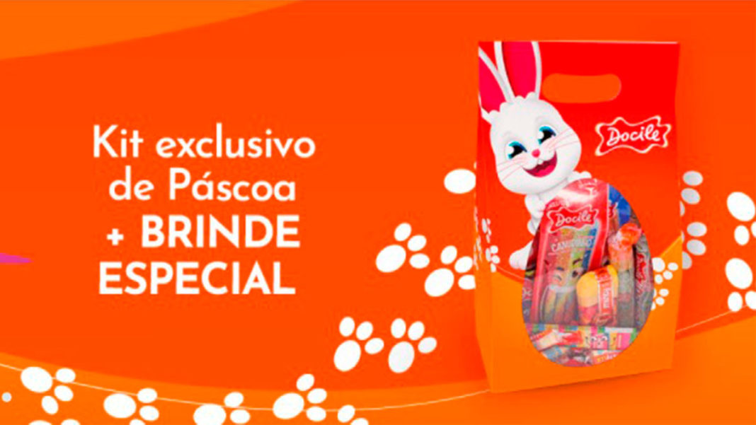 Banner do kit de Páscoa da Docile.