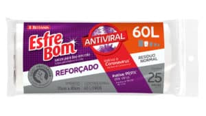 Novo saco de lixo da EsfreBom que inativa o Coronavírus.