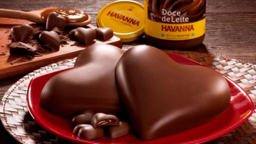 Corazón de Leite, produto de Páscoa da Havanna.