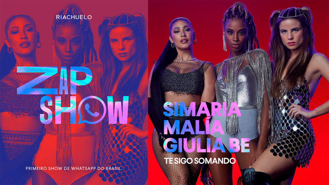 Banner do show via WhatsApp promovido pela Riachuelo.