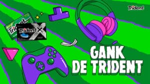 Banner escrito Gank de Trident.