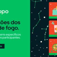 Banner da Uber Eats para as ofertas dos signos de fogo.