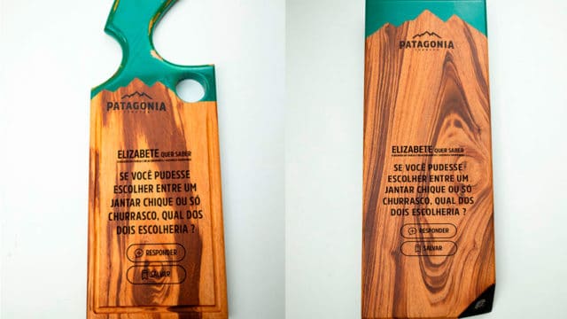 Tábuas da Cerveja Patagonia com as perguntas do Yahoo Respostas.