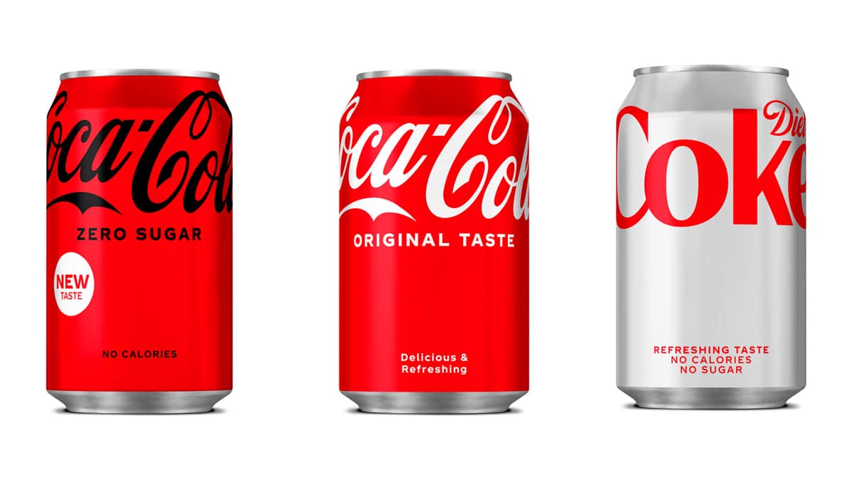 Coca-Cola apresenta redesign simplificado para suas embalagens