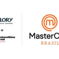 Foto de divulgação para a linha de eletroportáteis de MasterChef. Na foto A logo da Mallory, da Endemol Shine e de MasterChef Brasil.